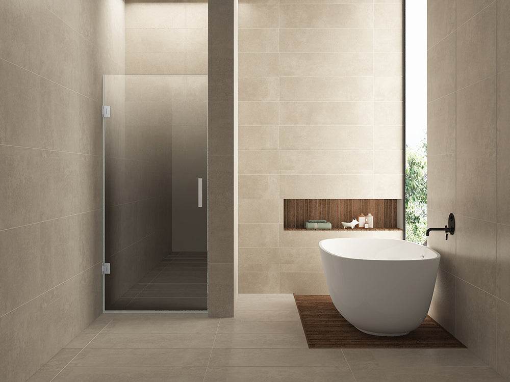 Less nisdeur nano vintage brons glas/chroom