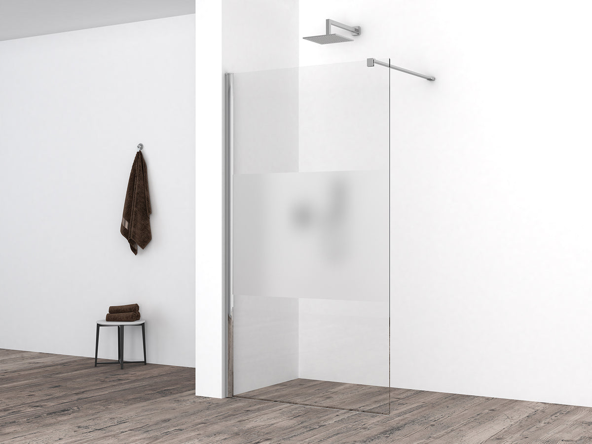 Comfort inloopdouche nano helder glas/chroom
