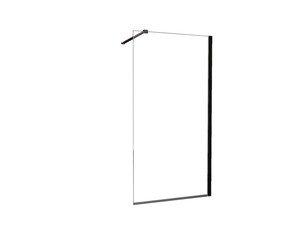 Graffic inloopdouche nano safety glass folie helder glas/chroom