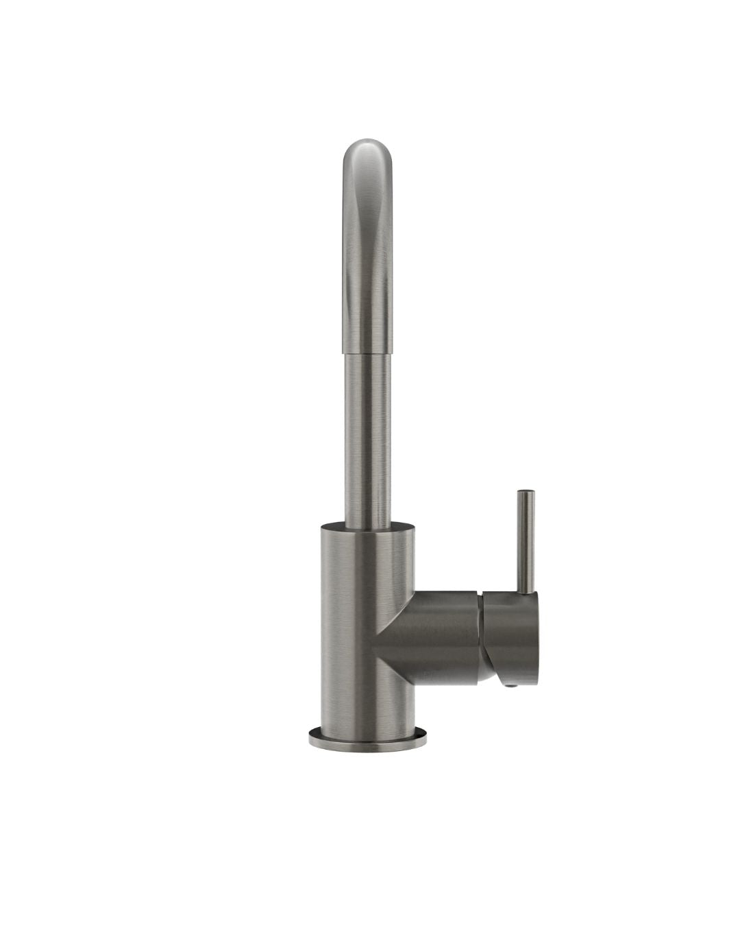 Meir gun metal wastafelmengkraan met draaibare uitloop