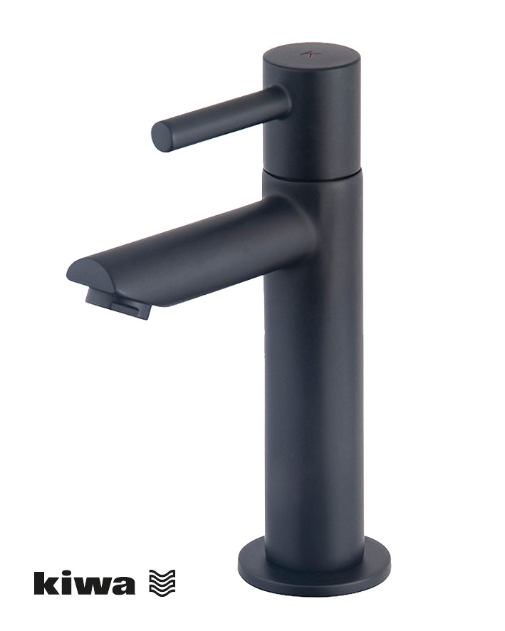 Caral Amador fonteinkraan XL Kiwa 1/2 inch mat zwart