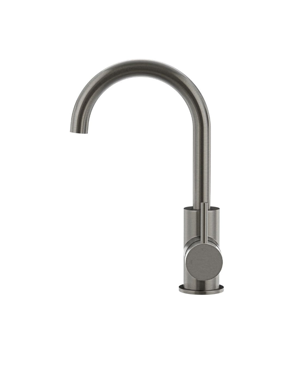 Meir gun metal wastafelmengkraan met draaibare uitloop