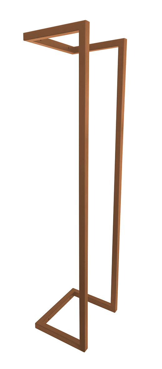 Loft handdoekrek 95 x 25 x 20 cm geborsteld brons koper PVD
