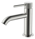 Ribbd fonteinkraan 1/2" geborsteld staal PVD