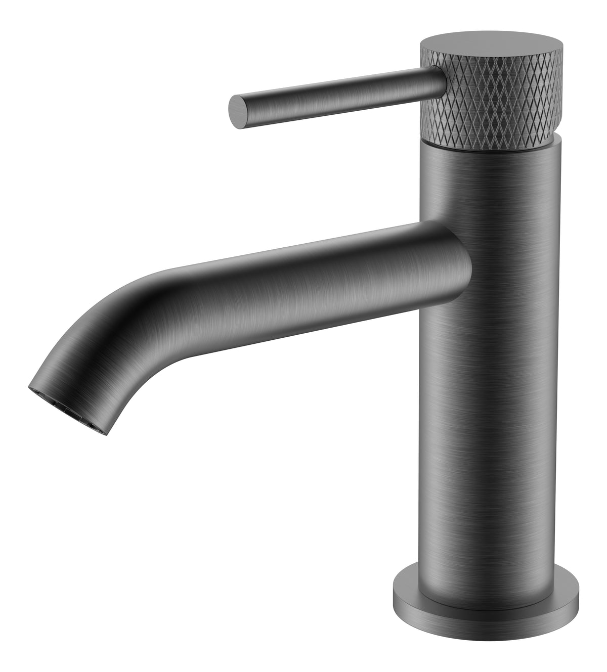 Ribbd fonteinkraan 1/2" gunmetal PVD