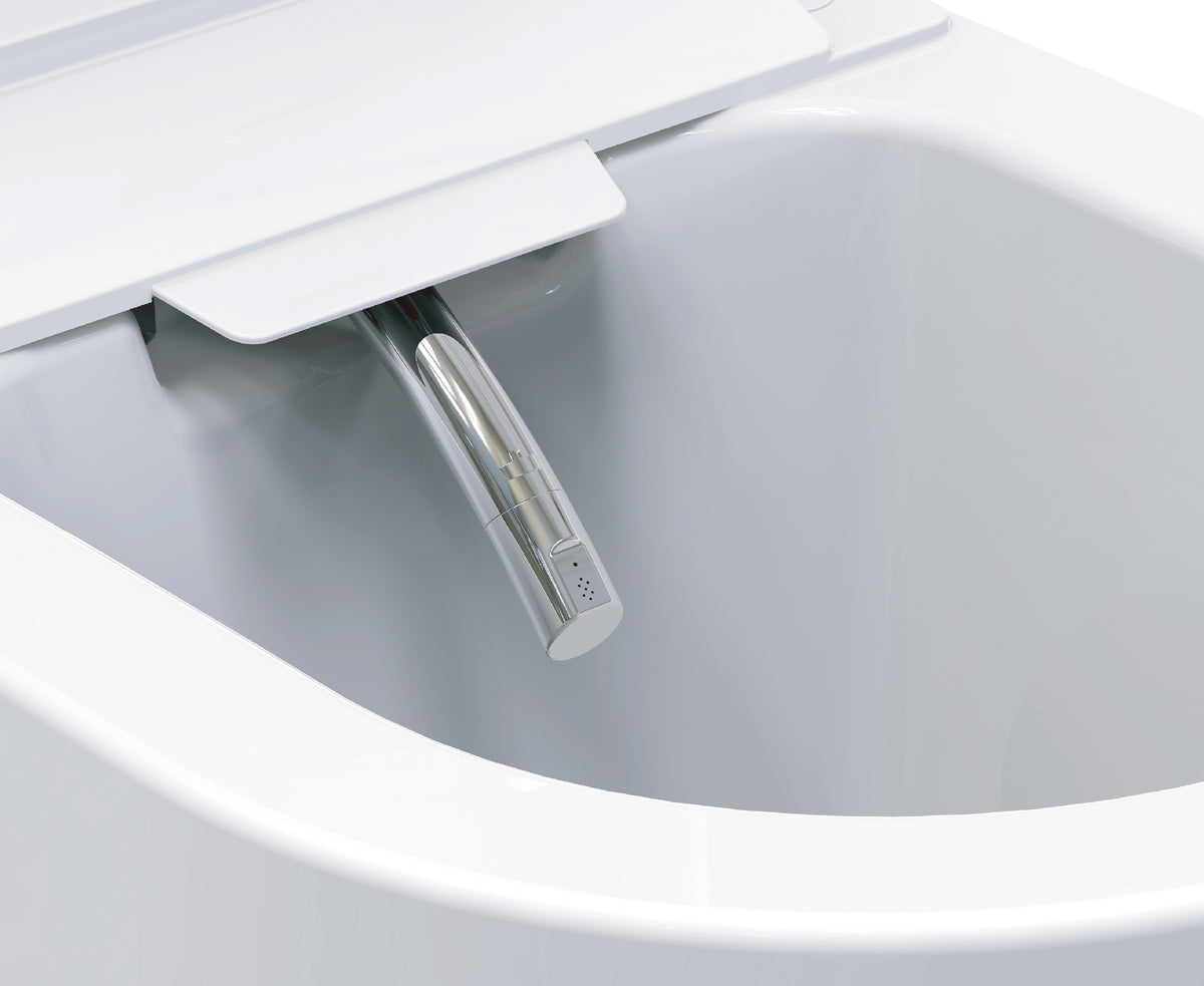 Vesta eco douche wc rimless glans wit