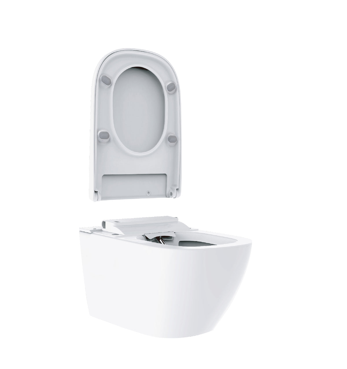 Vesta douche wc rimless glans wit