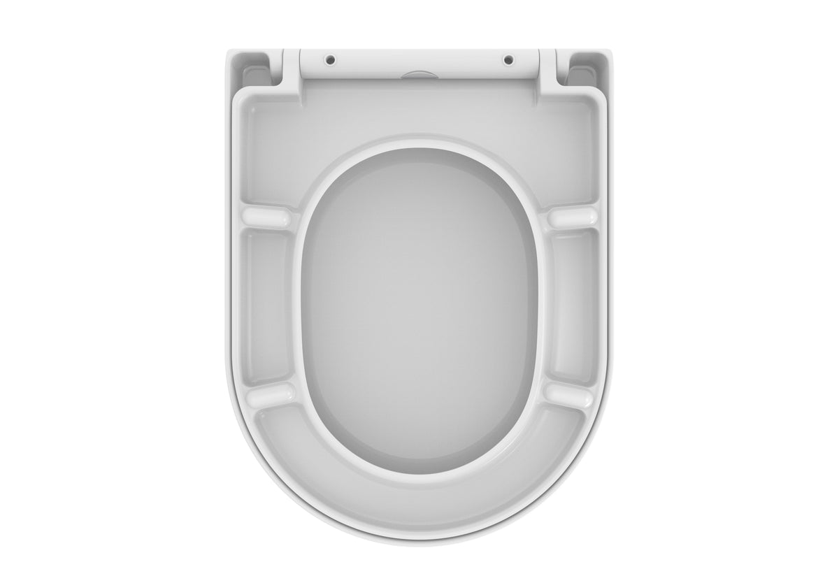 Vesta toiletzitting softclose en quick release mat wit