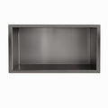 Demis inbouwnis 30 x 60 x 7 cm gunmetal PVD