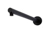 Meir mat zwarte rechte wandarm 40 cm