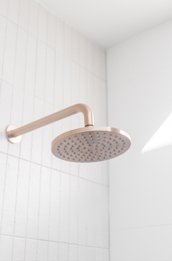 Meir MA09-400-CH Champagne gebogen wandarm 400 mm