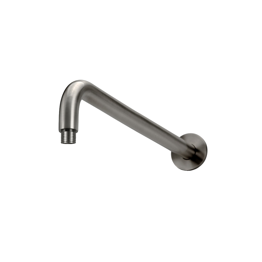 Meir gun metal PVD gebogen wandarm 40 cm