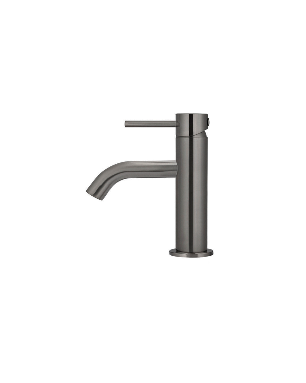 Meir gun metal PVD koudwaterkraan met gebogen uitloop — afbeelding 2