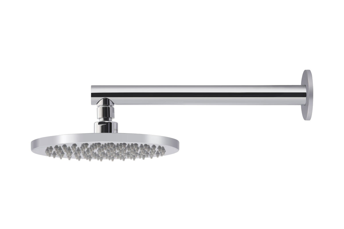 Meir chromen inbouw doucheset met rechte wandarm — afbeelding 4