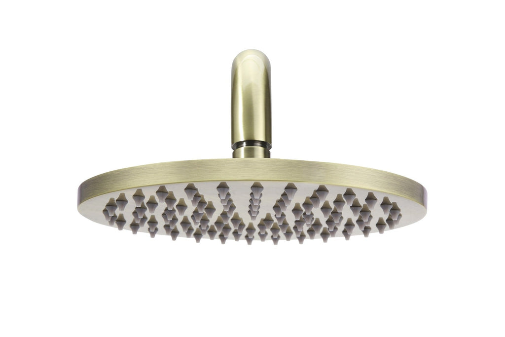 Meir gouden inbouw doucheset met gebogen wandarm — afbeelding 2