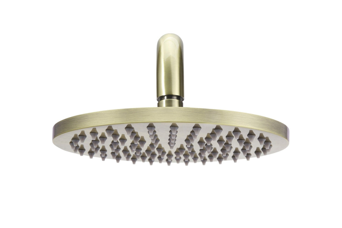 Meir gouden inbouw doucheset met gebogen wandarm — afbeelding 2