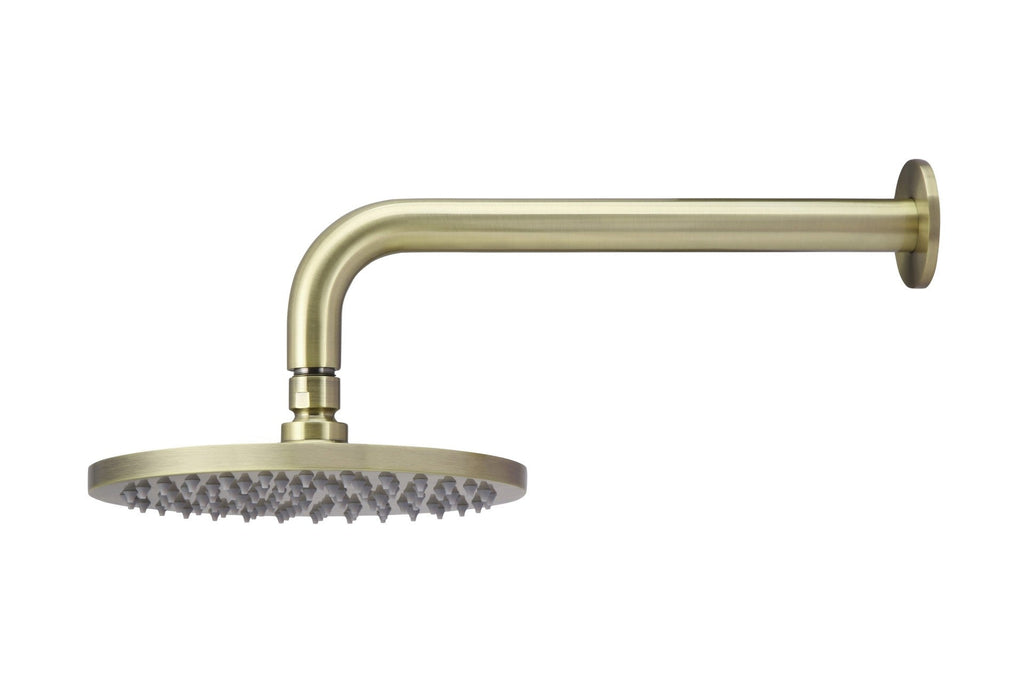 Meir gouden inbouw doucheset met gebogen wandarm — afbeelding 5