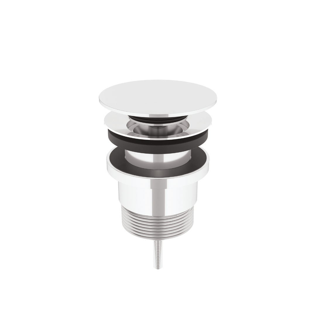 Meir chromen pop-up wastafel afvoerplug universeel