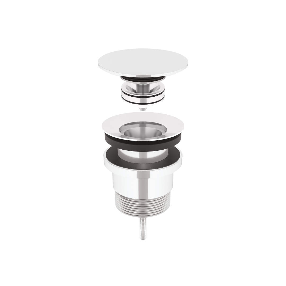 Meir chromen pop-up wastafel afvoerplug universeel — afbeelding 2