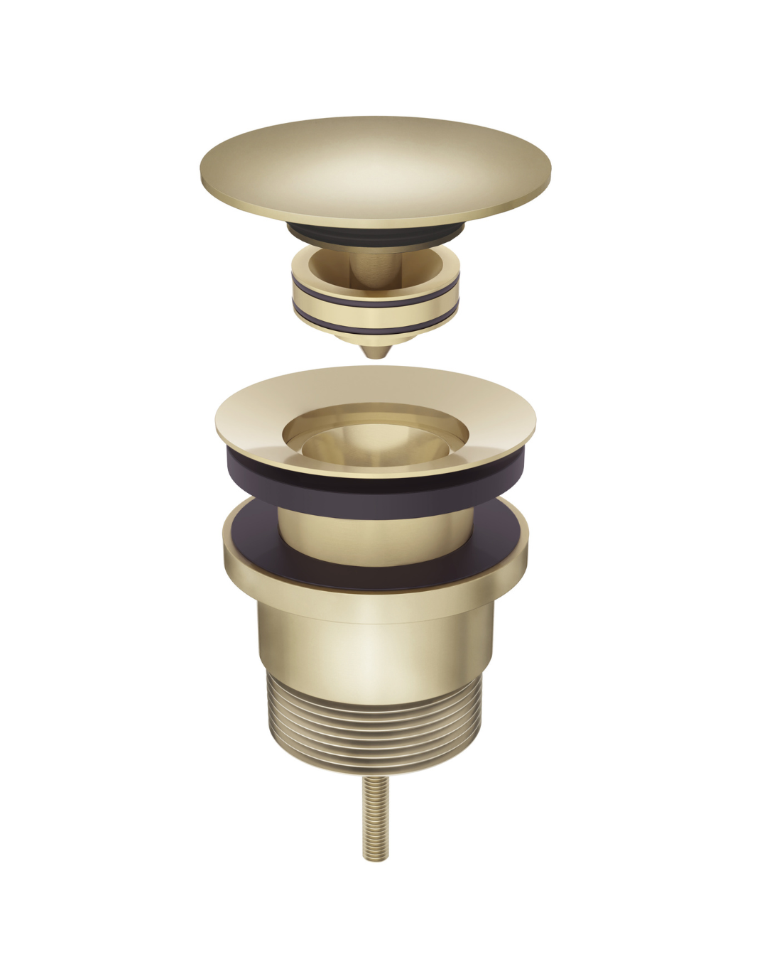 Meir gouden pop-up wastafel afvoerplug universeel — afbeelding 2