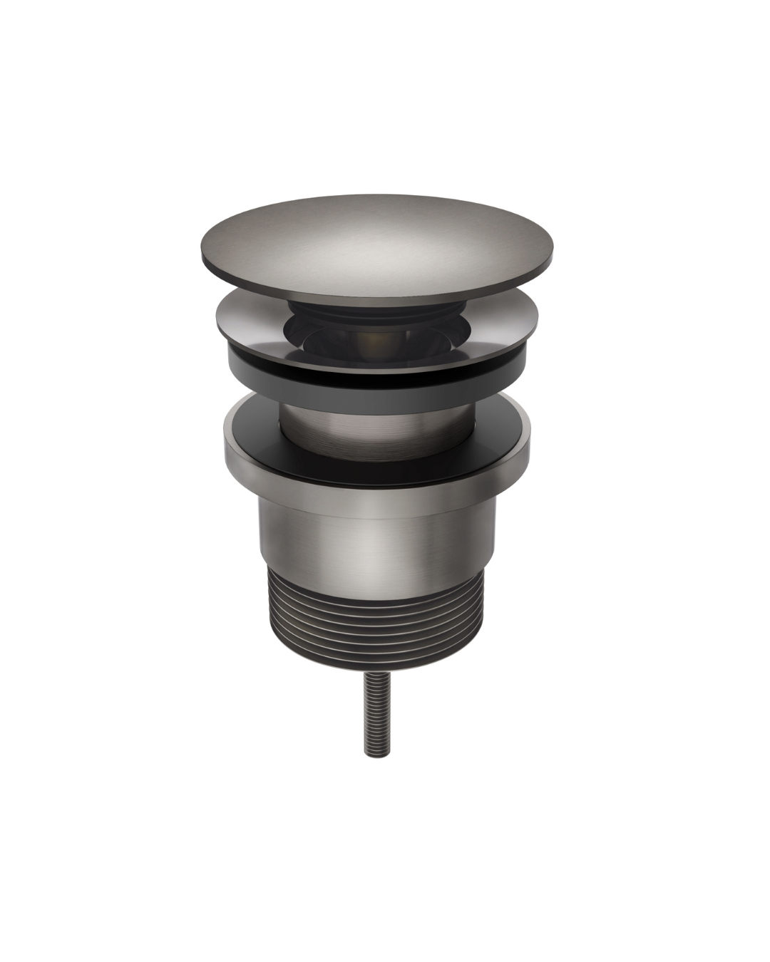 Meir gun metal pop-up wastafel afvoerplug universeel — afbeelding 3
