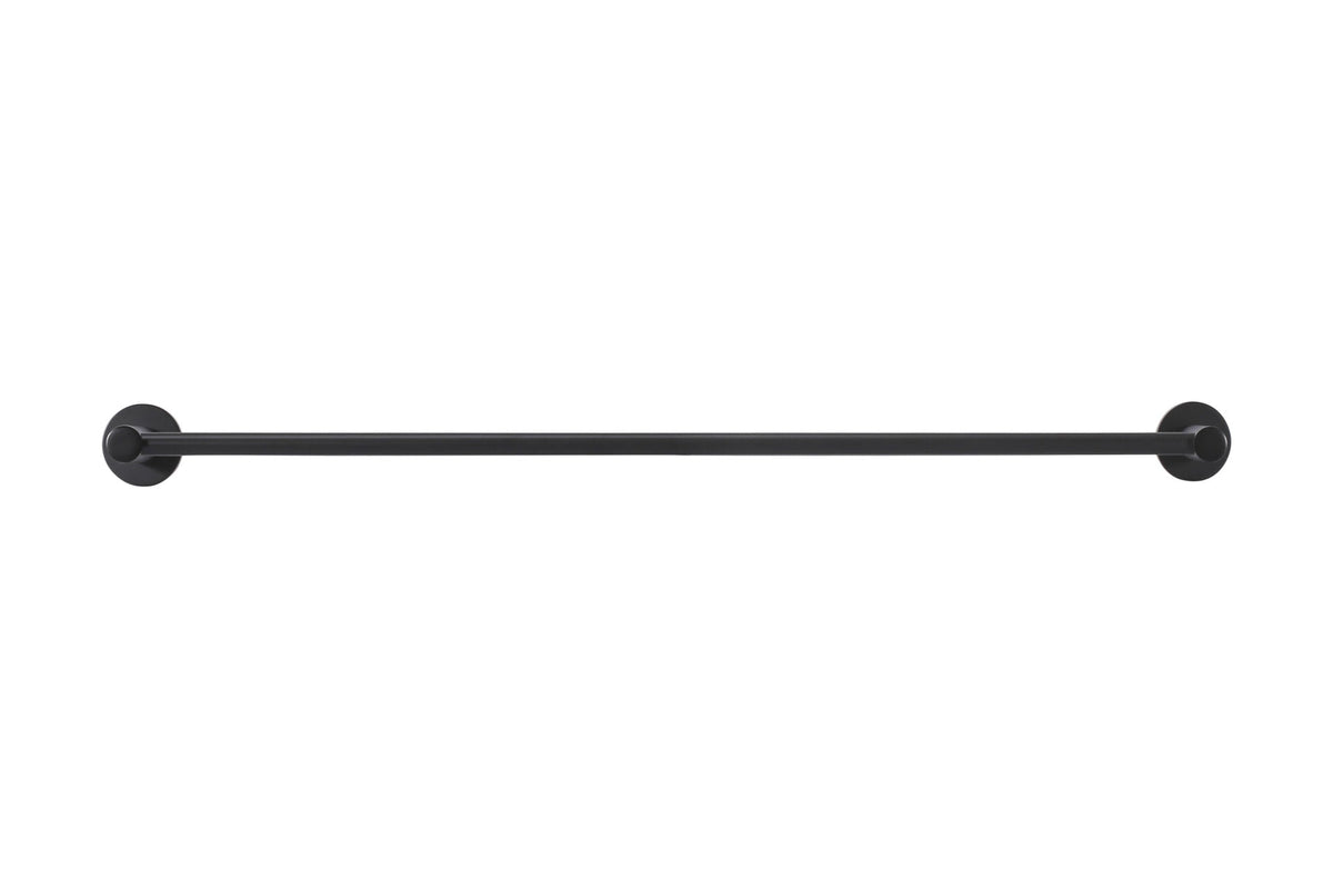Meir mat zwarte handdoekhouder dubbel 60 cm — afbeelding 4