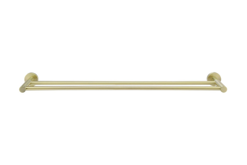 Meir gouden handdoekhouder dubbel 60 cm — afbeelding 4