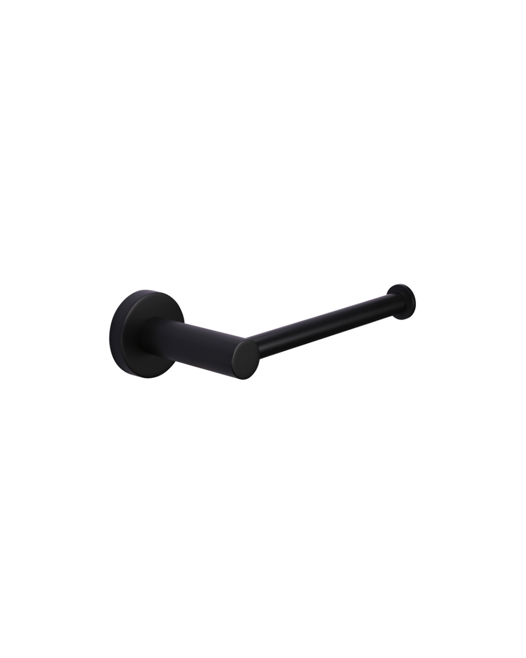 Meir mat zwarte toiletrolhouder
