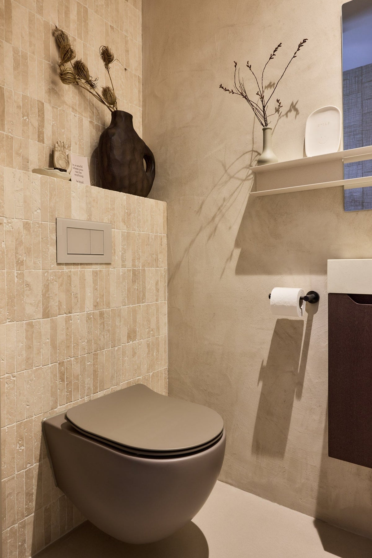 Meir gun metal PVD toiletrolhouder
