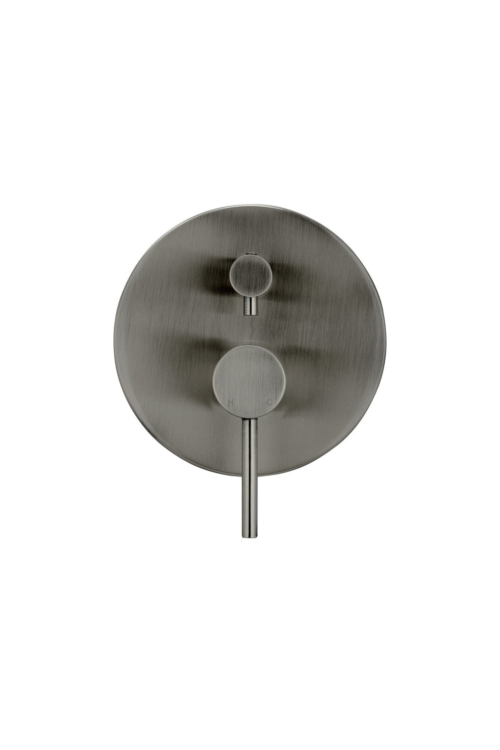 Meir afbouwdeel gun metal PVD inbouw mengkraan met omstel groot