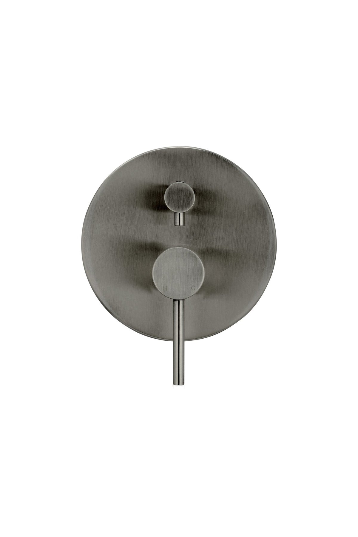Meir afbouwdeel gun metal PVD inbouw mengkraan met omstel groot