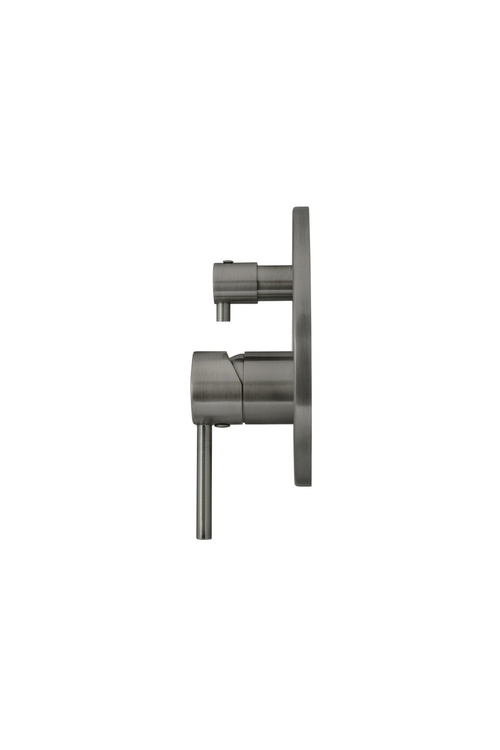 Meir afbouwdeel gun metal PVD inbouw mengkraan met omstel groot